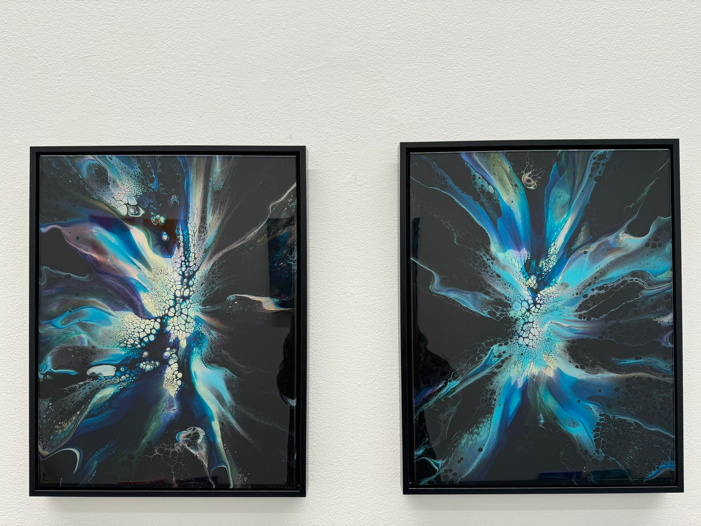 "Aurora Polaris-" 14x18 inch Diptych Set