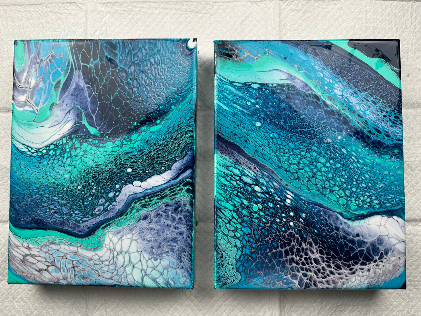 No Pillow No Varnish Fluid Art Swipes