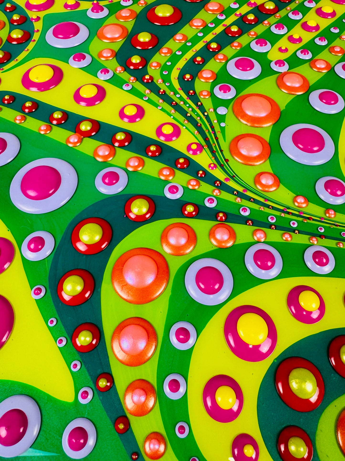Acrylic Pour - Dot Art Fusion - Dot Art Lesson