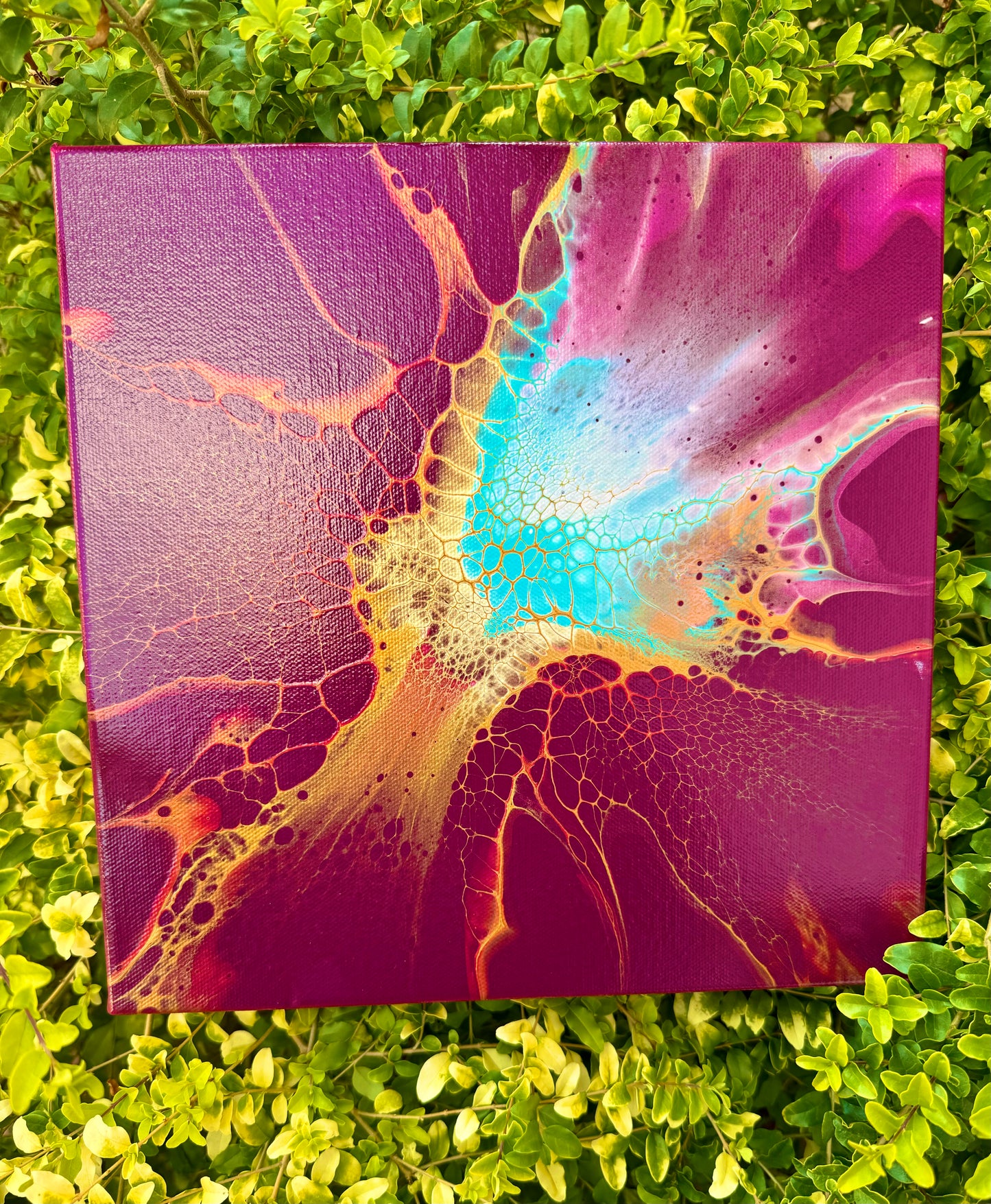 No Pillow No Varnish Fluid Art Blooms