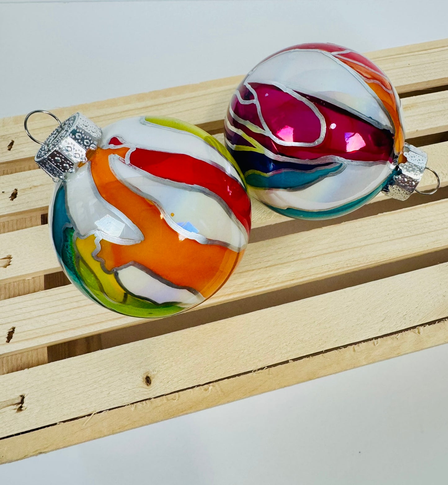Rainbow Mirage Ornaments