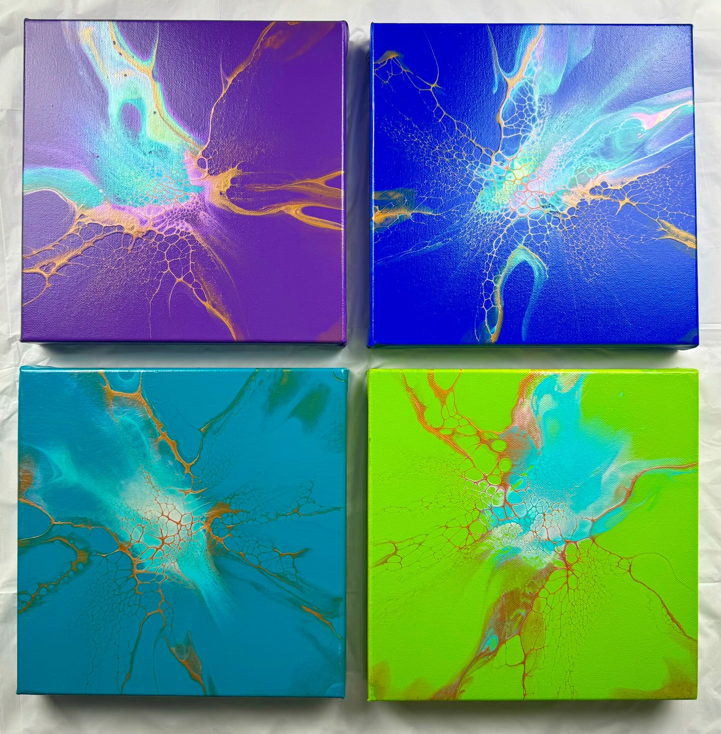 Cool Nimbus - 10x10 inch Quad Set of 4