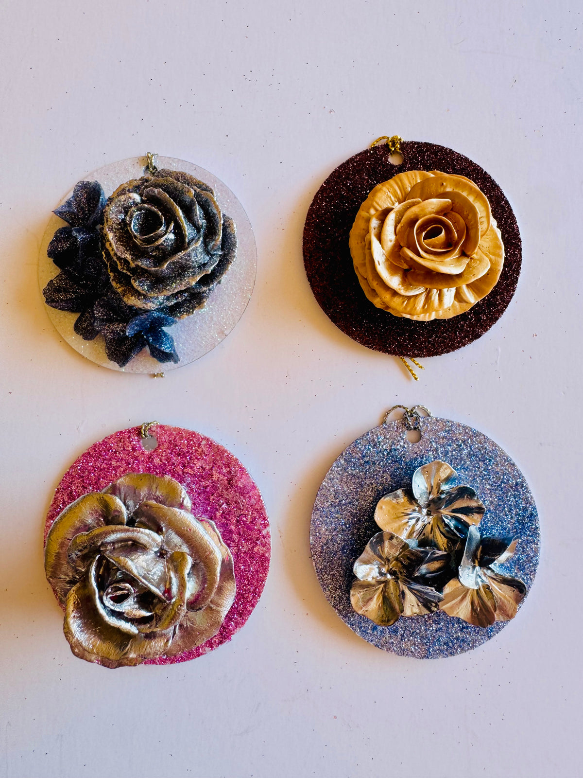2.75” Hand Sculpted Ornaments