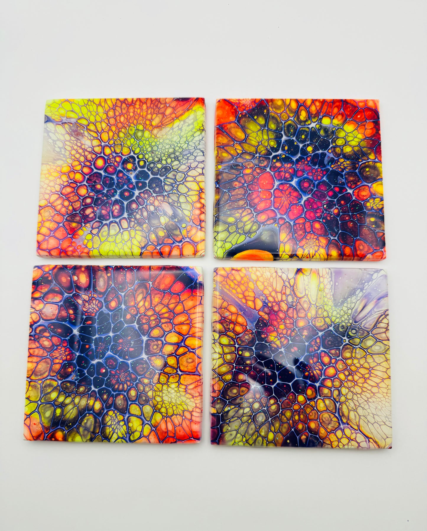 Fruit Loops 4 - Piece Coaster Set