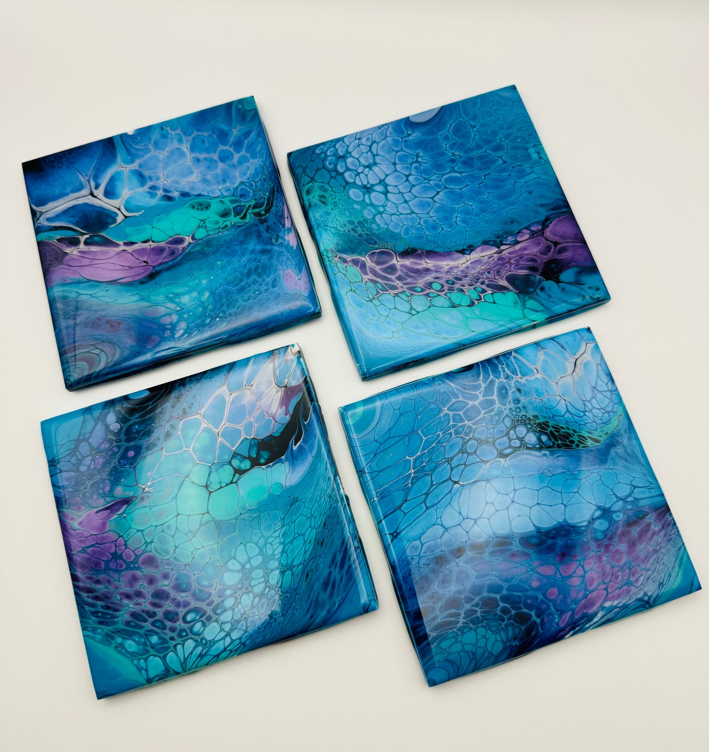 Dreamy Ocean 4 - Piece Coaster Set