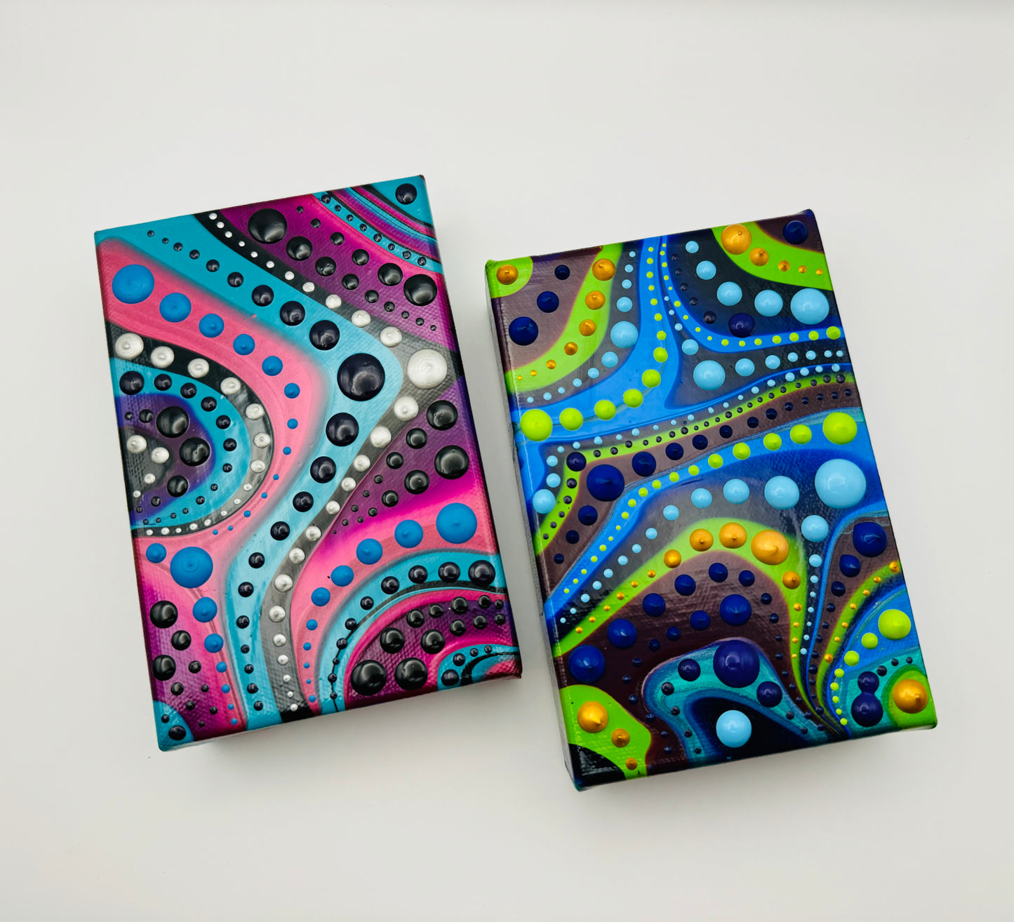 April 16, 2026 - Acrylic Pour - Dot Art Fusion - Acrylic Background Lesson - 10:00 am - 1:00 pm CST