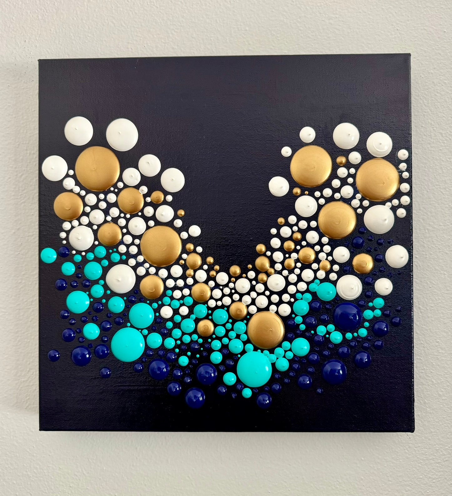 Ocean Illusion - Abstract Dot Art