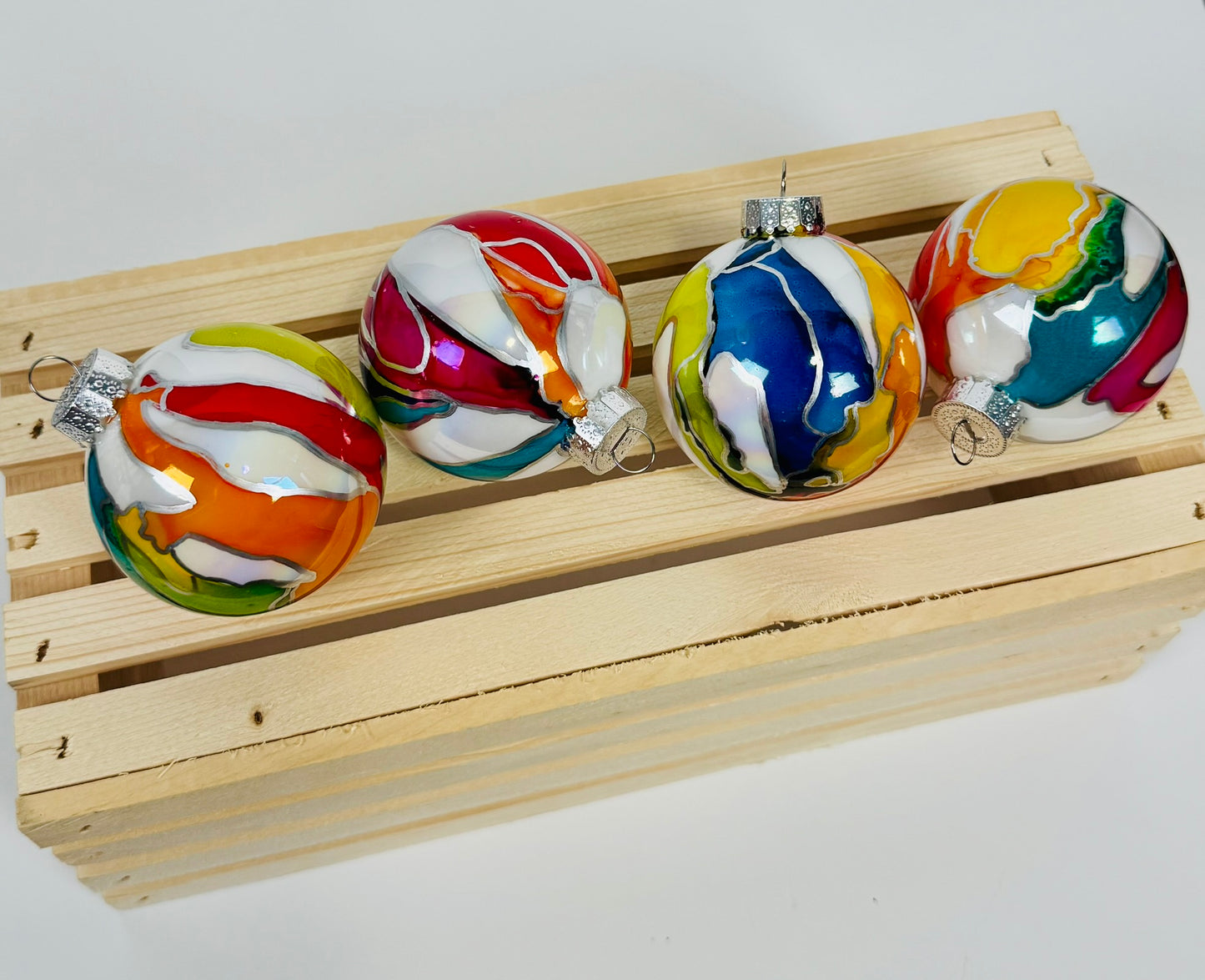 Rainbow Mirage Ornaments