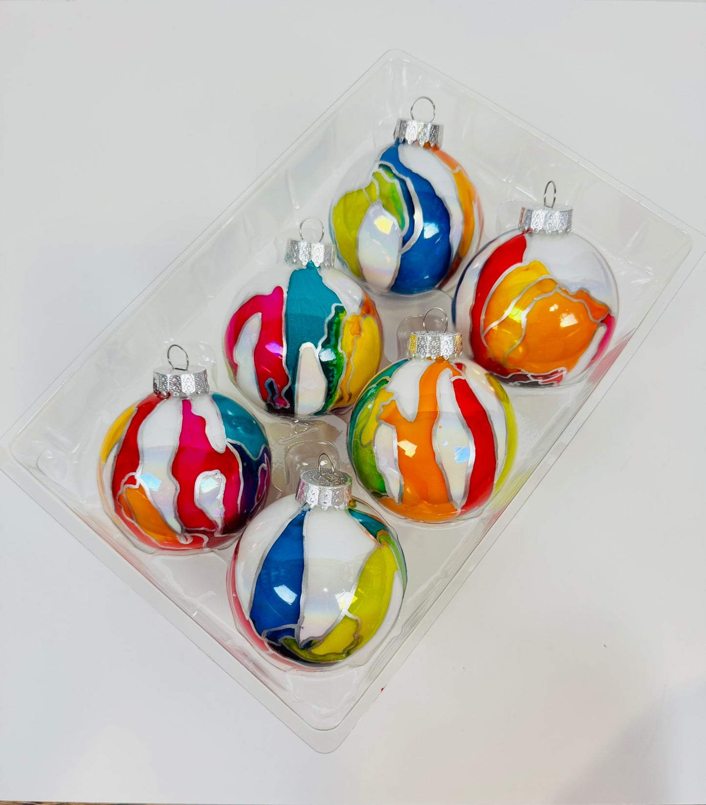 Rainbow Mirage Ornaments