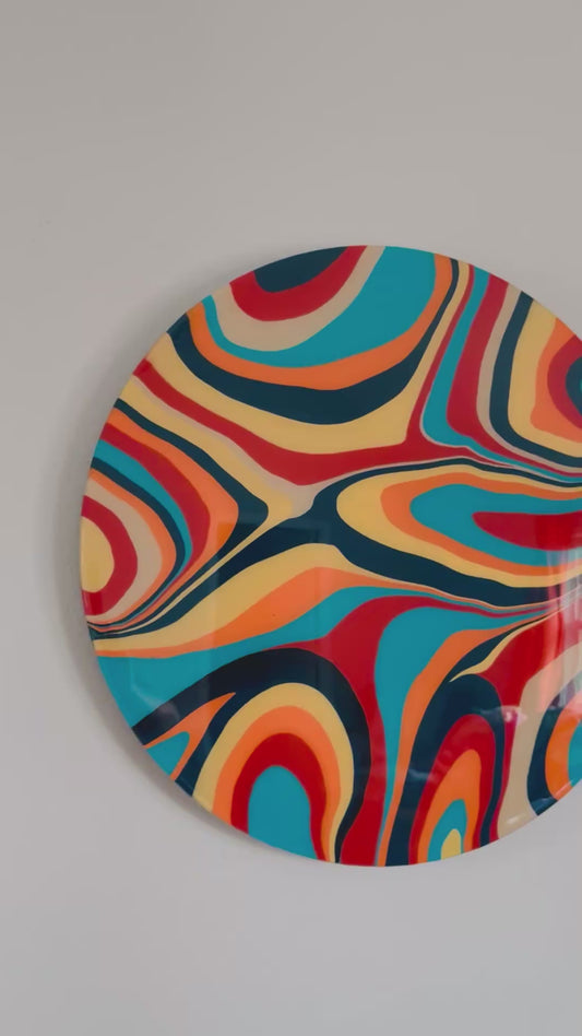 Acrylic Pour - Dot Art Fusion - Acrylic Pour Background Lesson